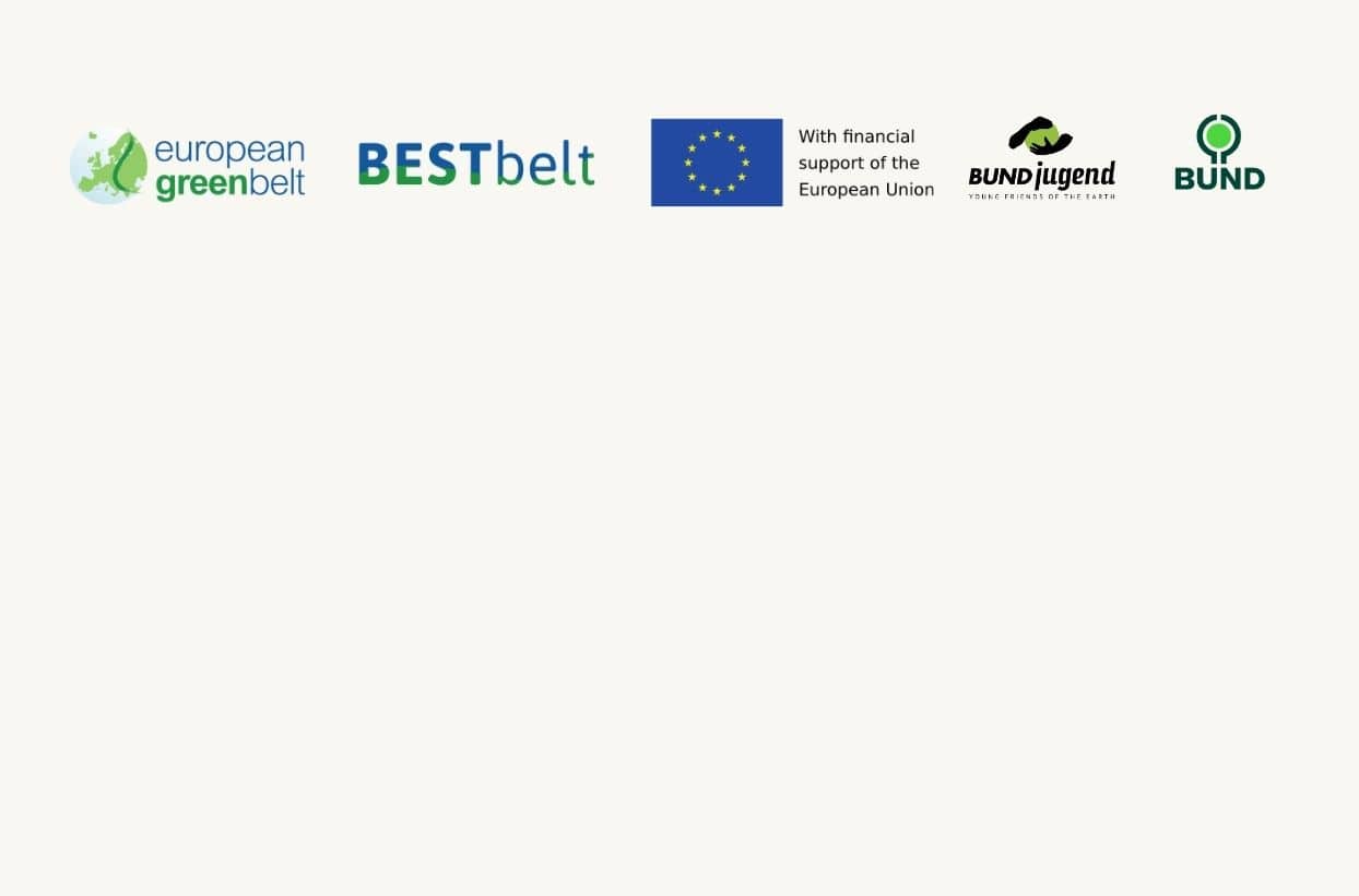 Logos europäisches Umwelt- und Jugendprojekt unterstützen.